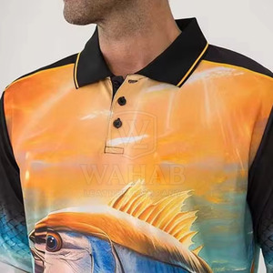 เสื้อโปโลตกปลา UPF50 ป้องกันรังสียูวี รุ่นใหม่ เสื้อโปโลตกปลาสำหรับผู้ชาย รับสกรีนโลโก้ เสื้อโปโลแขนยาวสำหรับผู้ชาย - Product Image 6