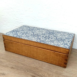 กล่องไม้พิมพ์ลายสำหรับใส่การ์ดสูตรอาหาร กล่องไม้พิมพ์ลายสำหรับใส่เครื่องประดับในครัว กล่องไม้พิมพ์ลายสำหรับจัดเก็บเอกสาร กล่องจัดระเบียบเอกสาร ขายส่ง - Product Image 5