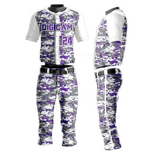 ชุดเบสบอลแบบสั่งทำพิเศษ ระบายอากาศได้ดี ผลิตด้วยเทคนิค Sublimation ผ้าโพลีเอสเตอร์ 100% สีและขนาดตามสั่ง เสื้อผ้ากีฬาทีมชายหญิง ผลิตในปากีสถาน - Product Image 1