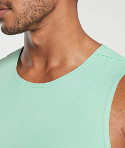 High Quality Low Price <b>Men</b> Sleeveless Gym <b>Singlet</b> Quick Dry <b>Men</b> Clothing Summer O Neck Tank Top - Product Image 5