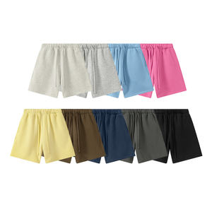 Shorts de sport décontractés en coton pour femmes, taille haute, avec cordon de serrage, pour l'été, la gym, la course à pied, vente en gros OEM - Product Image 1