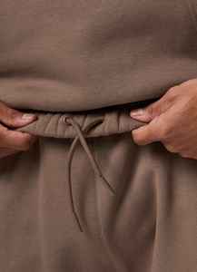 Pantalon de jogging en molleton beige pour homme, taille élastique, poches latérales, décontracté, pour l'automne, mi-lourd, tricoté - Product Image 6