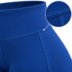 Leggings de Yoga Personalizados para Mujer, Cintura Alta, Largos, de Secado Rápido, Elásticos, Azules, para Fitness, Gimnasio, Entrenamiento, Ropa Deportiva - Product Image 4