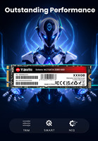 Taimi M.2 SATA 3.0 Internal SSD 128GB-2TB Cangkang Plastik Kecepatan Tinggi untuk PC Desktop