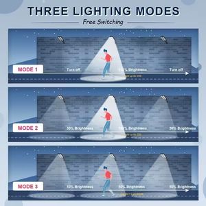 Lámpara Solar LED para Calle de 8000LM 8500K, 800W, Comercial, para Exteriores, Impermeable, de Alta Luminosidad, con Sensor de Luz, Alimentada por Energía Solar - Product Image 4