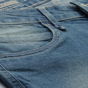 Jean en denim délavé taille haute coupe skinny longueur cheville pour femme grande taille, style décontracté, en coton doux et élasthanne - Product Image 6