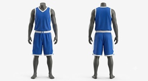 Custom Green Basketball Jersey Set Sleeveless V-Neck Tank Top With Elastic Waist Shorts Moisture Wicking <b>Athletic</b> Wear - Product Image 2