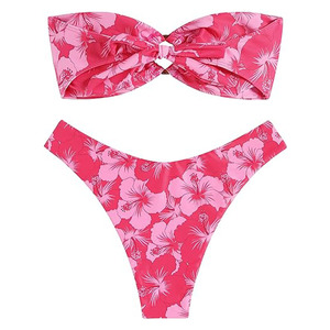 Nouveauté, ensemble de bikini 2 pièces pour femmes entièrement personnalisé, de haute qualité, séchage rapide, respirant, confortable, maillot de bain à prix avantageux - Product Image 2