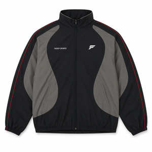 Veste coupe-vent de sport pour homme avec logo personnalisé, imperméable, légère, entièrement zippée, veste de survêtement, couleur contrastée, streetwear, veste athlétique - Product Image 4