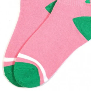 Calcetines Deportivos Personalizados Rosa Verde para Mujer, Mezcla de Algodón, Calcetines Deportivos Atléticos, Calcetines Casuales para Uso Diario, Calcetines de Punto Cómodos y a la Moda - Product Image 3