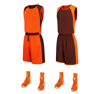 High Quality Breathable 100% <b>Polyester</b> Customizable Men's Basketball Uniform Sets Summer Comfortable Anti-Wrinkle Top-Trending - Product Image 5