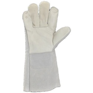 Goat Grain & Cowhide Split Leather TIG Welding <b>Gloves</b> <b>Long</b> Lasting Flame Retardant Construction <b>Gloves</b> for BBQ Heavy Duty Work - Product Image 1