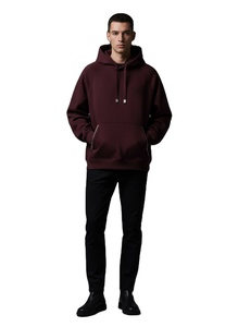 Sweat à capuche personnalisé avec strass pour homme, coupe oversize, 500 g/m², lourd, délavé à l'acide, zippé, streetwear, en molleton bouclette, marque ODM - Product Image 1