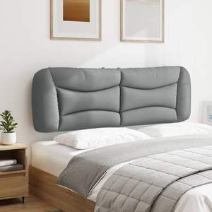 Cojín para Cabecera de Cama Queen, Color Gris Claro, 100% Poliéster, Almohada de Lectura y Reposo - Product Image 4