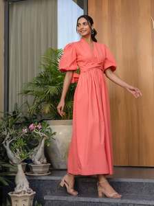 ชุดเดรสลำลองแฟชั่นสำหรับผู้หญิงไซส์ใหญ่ คอวี แขนสั้นบาน ลายดอกไม้ พิมพ์ลายดอกไม้ ยาวแบบแม็กซี่ ปี 2026 เซ็กซี่ - Product Image 3