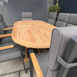 Outdoor Teak Wood <b>Dining</b> <b>Table</b> Set Modern Patio Chair Furniture Manufacturer Indonesia - Product Image 2
