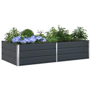 Pots et jardinières en acier galvanisé anthracite 195 x 100 x 45 cm - Catégorie de produits - Product Image 3