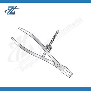 Pince à os articulée avec vis de maintien en acier inoxydable, instrument chirurgical orthopédique réutilisable, Pince à os Pakistan - Product Image 3
