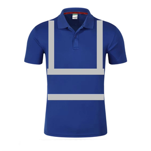 Camiseta Polo de Trabajo de Alta Visibilidad Reflectante, Transpirable, para Construcción, Trabajadores de Carreteras, Ropa de Trabajo Industrial - Product Image 1