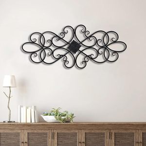 Trending Design <b>Decorative</b> Iron Wall Hanging For Bedroom Living Room Office Modern Interior Design Metal Wall Accent Piece - Product Image 6