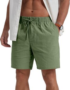 Shorts de sport athlétiques pour hommes, taille haute, avec cordon de serrage, respirants, anti-humidité, écologiques, décontractés, pour la gym et le sport - Product Image 4