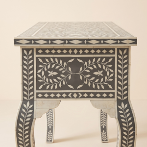 Console de rangement en os incrusté, style américain traditionnel, avec tiroirs, pour entrée, couloir ou salon - Product Image 4