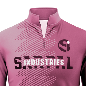 Sudadera de algodón con media cremallera y pantalón de chándal para hombre, con logo frontal personalizado, tela de punto ecológica, ropa de gimnasio, sudaderas con 1/4 de cremallera para hombre - Product Image 4