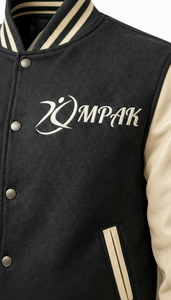 Vêtements d'extérieur tendance en molleton de coton style américain professionnel avec broderies universitaires surdimensionnées - Product Image 4