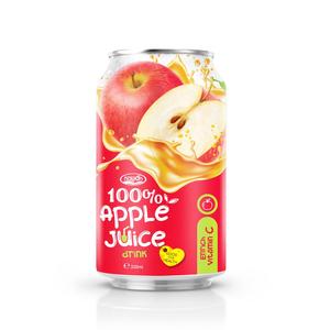 Jus de pomme rouge en conserve 330ml, prêt pour la production OEM, boisson aux fruits, export en vrac, fabrication Vietnam - Product Image 3