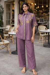 คอลเลคชั่นชุดเซ็ตผู้หญิงแขนสั้นสุดฮิต ราคาประหยัด เหมาะสำหรับใส่ทำงานและไปงานปาร์ตี้ - Product Image 4