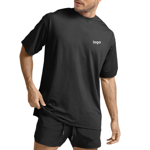T-shirt de compression épais OEM à manches courtes pour hommes – Respirant, séchage rapide, idéal pour la gym, l'entraînement musculaire et la course à pied - Product Image 1
