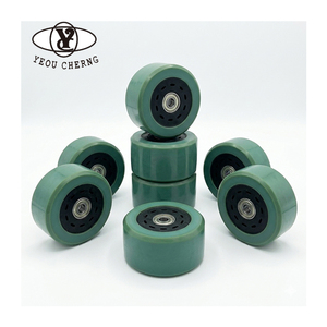 Roller Hockey Skate <b>Wheel</b> 76mm 83A PU High Rebound Inline Hockey <b>Replacement</b> <b>Wheels</b> Durable Outdoor Training <b>Wheels</b> - Product Image 1