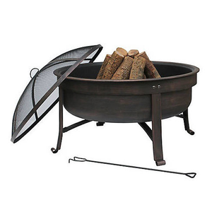 Antique Decorative Design Finishing Fire Pit <b>BBQ</b> Fire Pit Garden Barbeque Grill <b>BBQ</b> Bowl Fire Pit for Outdoor Camping - Product Image 1