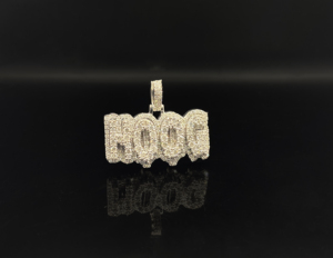 Conjunto de Cadena Personalizada para Hombre, Estilo Hip Hop, Chapada en Oro, con Diamantes de Imitación CZ, Corte Brillante Redondo, para Fiestas y Regalos - Product Image 1