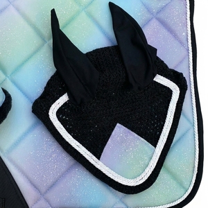 Custom Printed Horse Saddle Pad Ear <b>Bonnet</b> Brushing Boots Set Lightweight Durable Anti Sweat Equestrian Equipment - Product Image 6