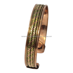 Pulsera Magnética de Cobre Puro Hecha a Mano, Joyería Personalizada para Sanación, Meditación, Conexión Espiritual y Bienestar - Product Image 6