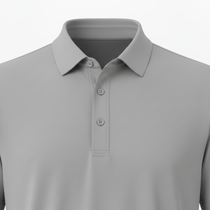 Premium Men's Polo Shirt Custom Logo Short Sleeve Breathable Cotton <b>Blend</b> Polo for Business Casual Golf Uniform Shirt - Product Image 3