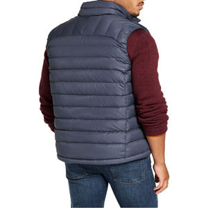 Chaleco Acolchado Sin Mangas para Hombre, Ligero, con Capucha, Cierre de Cremallera, Moderno, de Alta Calidad, Resistente al Viento, para Exteriores, Venta al Por Mayor - Product Image 3