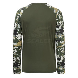Chemise de pêche pour homme, respirante, imprimée, 100% polyester, UPF 50, haute qualité, tissu léger, manches longues, boutons - Product Image 4