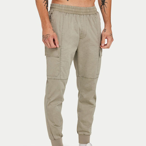 Pantalones Casuales de Estilo a Precio Competitivo para Hombre, Pantalones Cargo con Corte Recto, Ajuste Regular, Tela Suave, para Uso Diario en Verano, en Oferta - Product Image 1