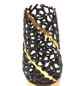 Florero Metálico Contemporáneo, Diseño Minimalista y Elegante, Florero Decorativo para Sala de Estar, Mesa de Comedor, Decoración del Hogar y Regalos - Product Image 4