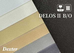 Tela para Persiana Zebra Dexter DELOS II 100% Opaca |   Persiana de Doble Rodillo con Textura en Relieve para Día y Noche |   7 Colores Corea - Product Image 3