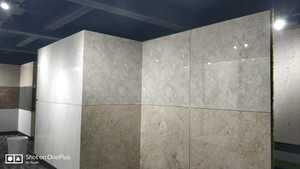 Losa de Porcelana de Lujo con Diseño de Vetas Simétricas de 800x1600 mm, Acabado Brillante, para Paredes Decorativas y Pisos de Vestíbulos de Hoteles - Product Image 5