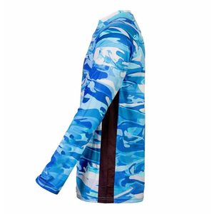 Camisa de Pesca Transpirable con Protección Solar UPF 50, Absorbente de Humedad, con Diseño Personalizado OEM para Hombre, Manga Larga, Resistente al Viento y de Secado Rápido - Product Image 5