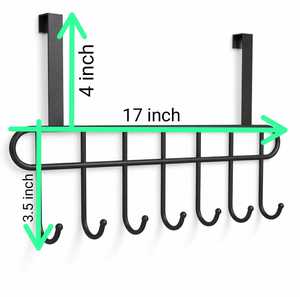 Perchero de pared de madera con 6 ganchos, diseño minimalista para almacenamiento de ropa, uso en entrada o dormitorio, gancho para abrigos de madera maciza - Product Image 4