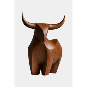 Sculpture en bois sculpté pour l'accentuation de l'intérieur du salon, œuvre d'art en bois de qualité supérieure pour la décoration de la maison - Product Image 6