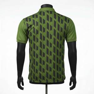 Camisas de Punto Casuales de Lujo para Hombre, Bordadas, de Manga Corta, Transpirables, Ligeras, con Patrón Sólido, Tallas Grandes - Product Image 3