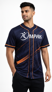 Camiseta de béisbol elegante para equipo, hecha con tela suave de sublimación para uso deportivo diario - Product Image 3