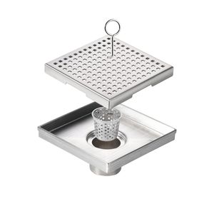 Drenaje de Piso para Ducha de 6 Pulgadas con Rejilla, Producto de Drenaje de Calidad Premium - Product Image 5