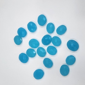Calcédoine bleue taillée de créateur d'excellente qualité naturelle belle pierre précieuse de quartz ovale taille personnalisée pierres précieuses en vrac pour bijoux - Product Image 5